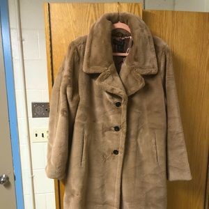 Rachel Zoe Faux Fur Trench Coat